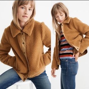 Madewell Sherpa Portland Jacket size small